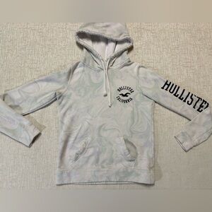 Hollister Hoodie White/Blue/Green Men’s XS